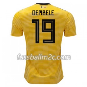 Fußballtrikots Belgien Dembele 19 Auswärts Trikotsatz WM 2018